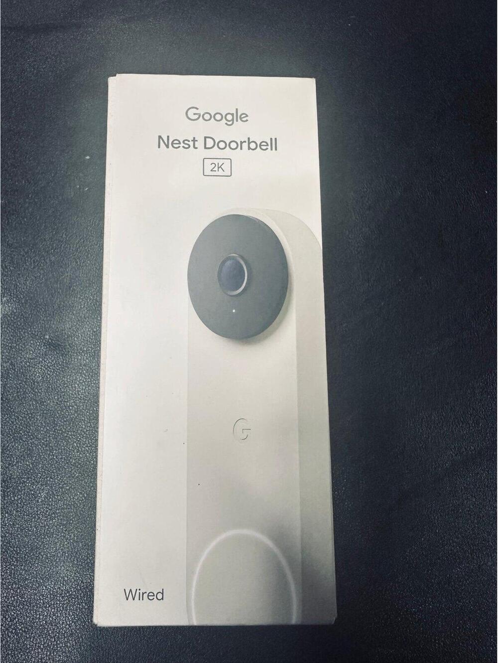 Google Nest Doorbell, Wired 3rd Gen - Snow NEW